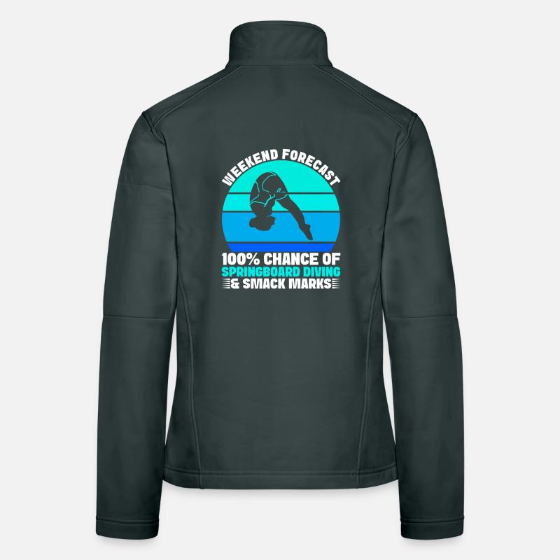 Kunstspringen Turmspringer Sprungbrett Frauen Softshelljacke