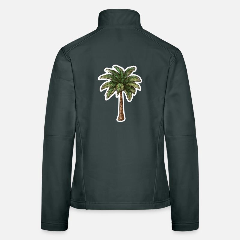 Palm tree Women's Softshell Jacket
