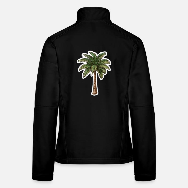 Palm tree Women's Softshell Jacket