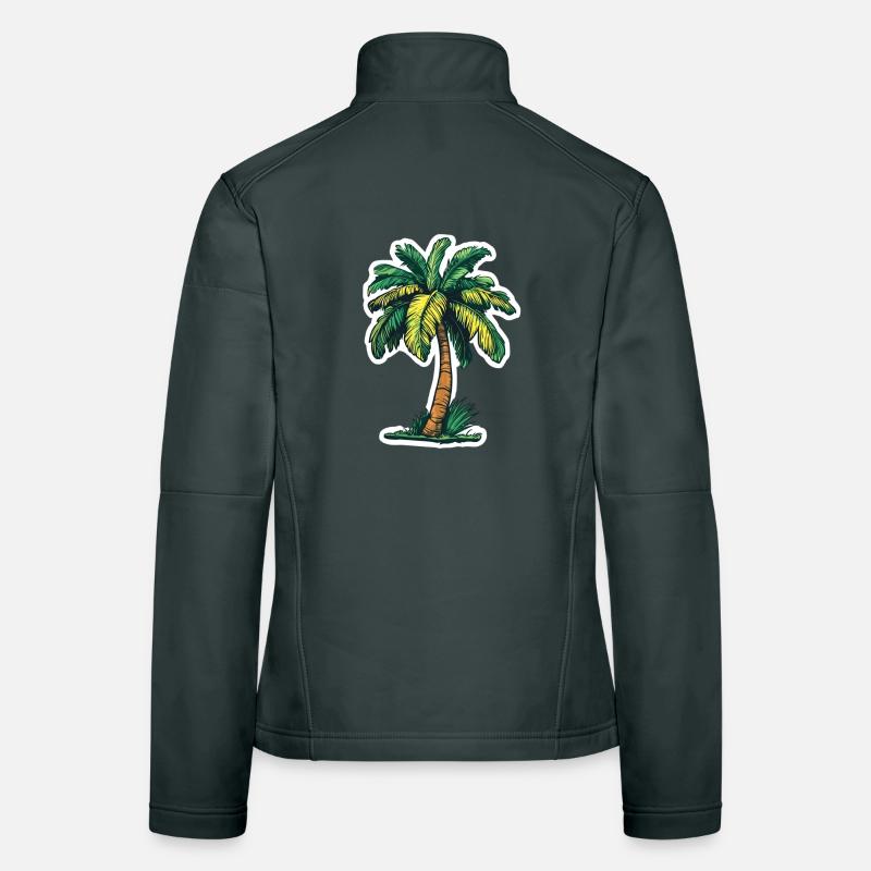 Palm tree Women's Softshell Jacket