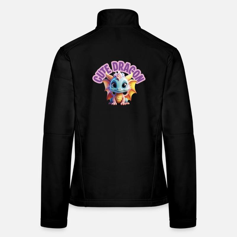 Niedlicher Drache Frauen Softshelljacke