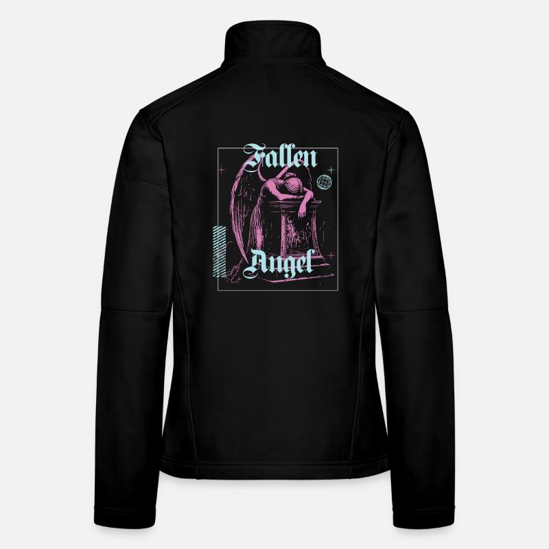 Illustration d'ange céleste Veste en tissu softshell Femme