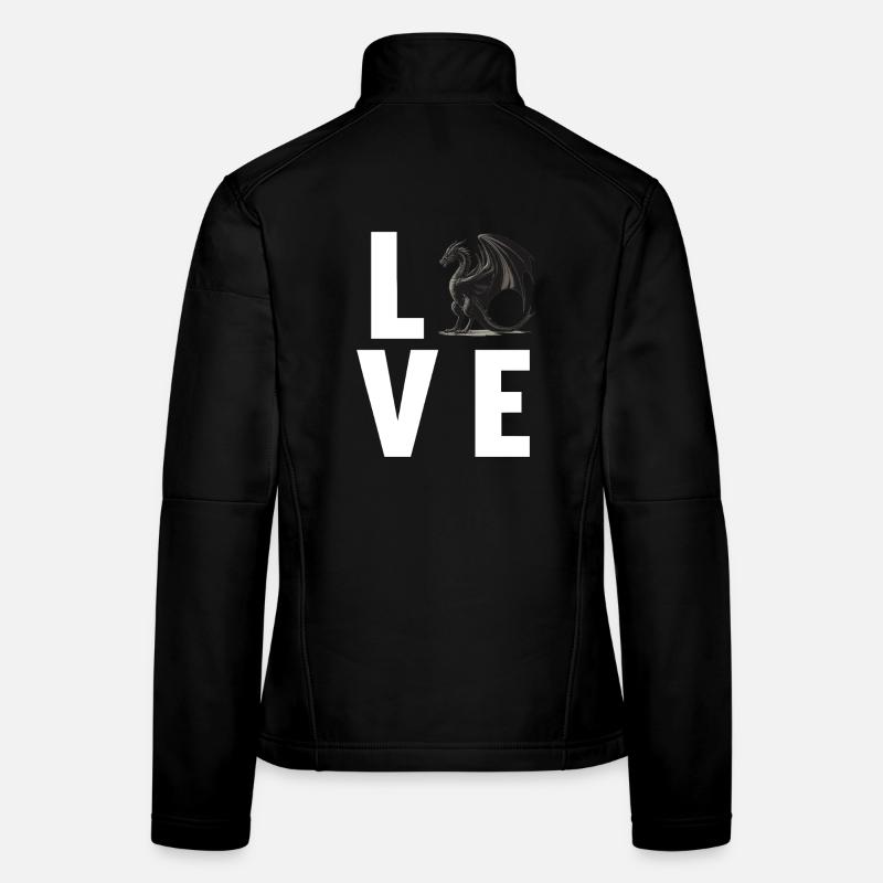 Drachen Drache Frauen Softshelljacke