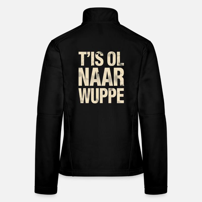 Chemise en dialecte flamand occidental. C’est ol à la Wuppe Veste en tissu softshell Femme