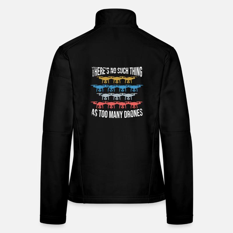 Il n'y a jamais trop de drones Veste en tissu softshell Femme