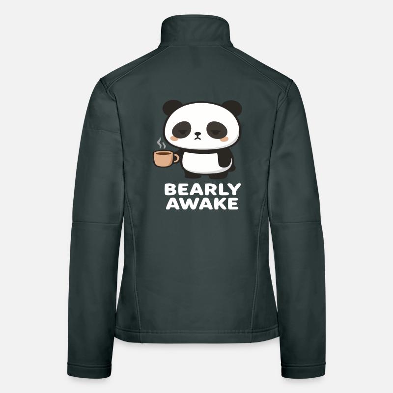 Panda - À peine réveillé Veste en tissu softshell Femme