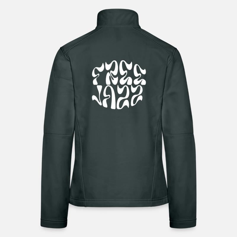 conception de logo de jazz gratuit Veste en tissu softshell Femme