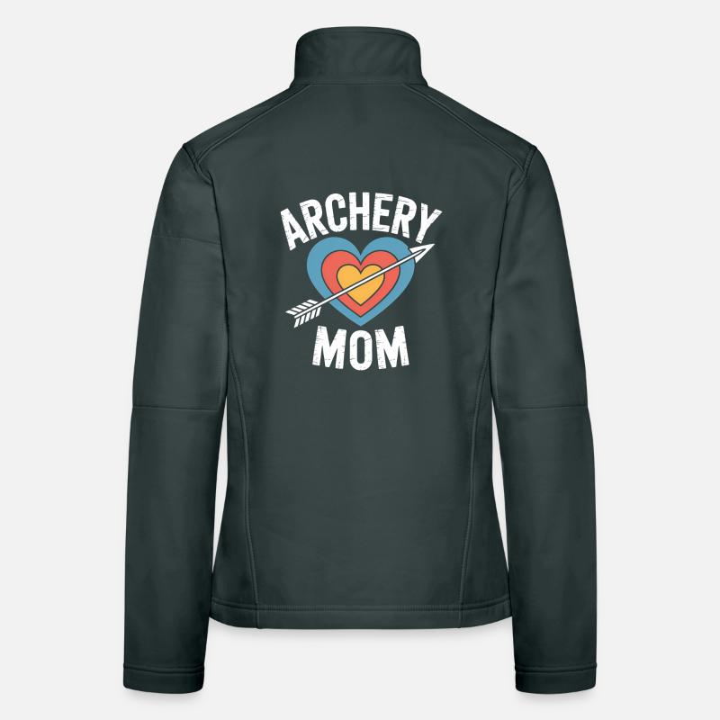 Bogenschießen Spruch Mutter Bogenschießen Geschenk Frauen Softshelljacke