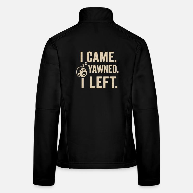 Sleepy Gawn Left Tee Design Frauen Softshelljacke