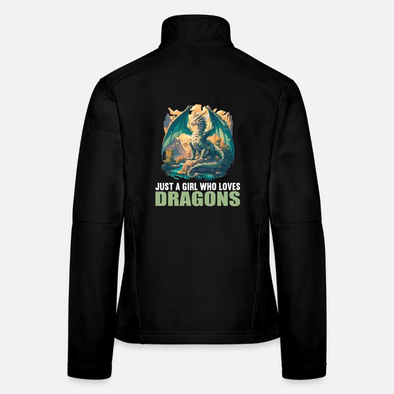 Drachen Drache Frauen Softshelljacke