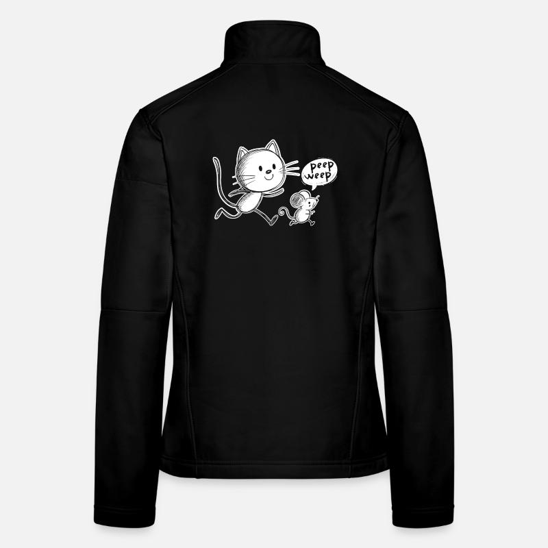 Cat and Mouse Women's Softshell Jacket