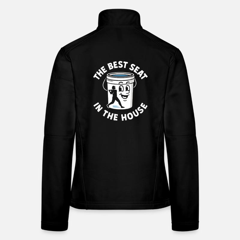 Le meilleur siège de la maison Bucket Dad Baseball Dad Veste en tissu softshell Femme