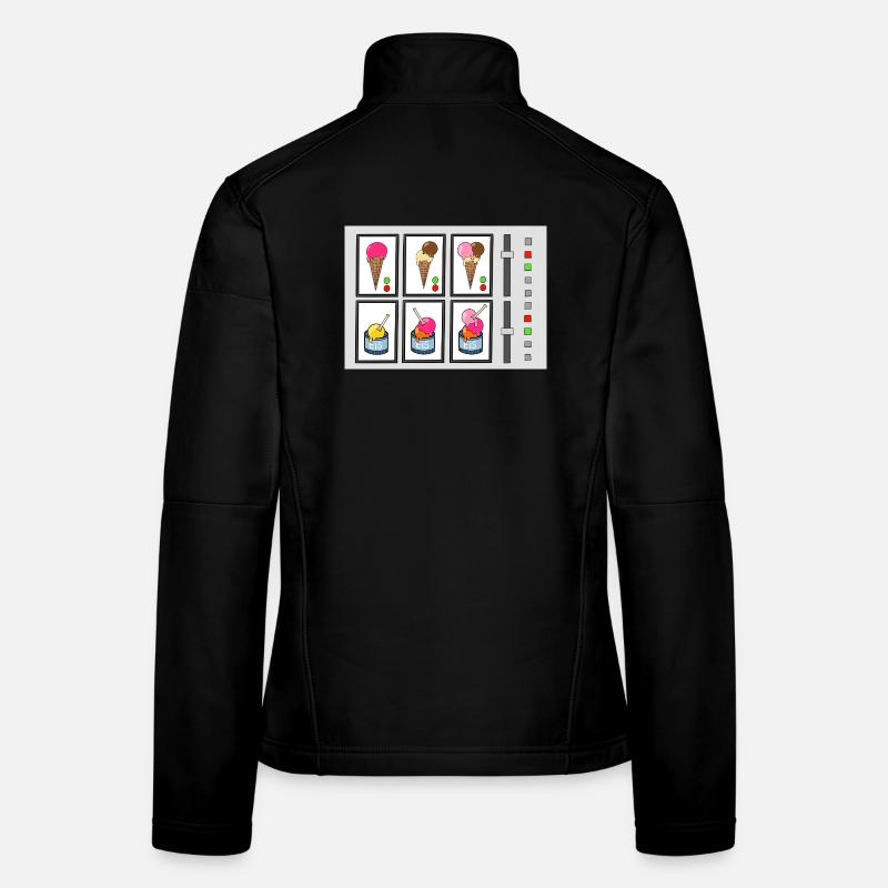 Machine à crème glacée Veste en tissu softshell Femme