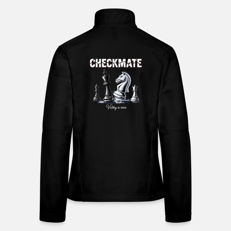 Strategisches Schach-Sieges-Design Frauen Softshelljacke