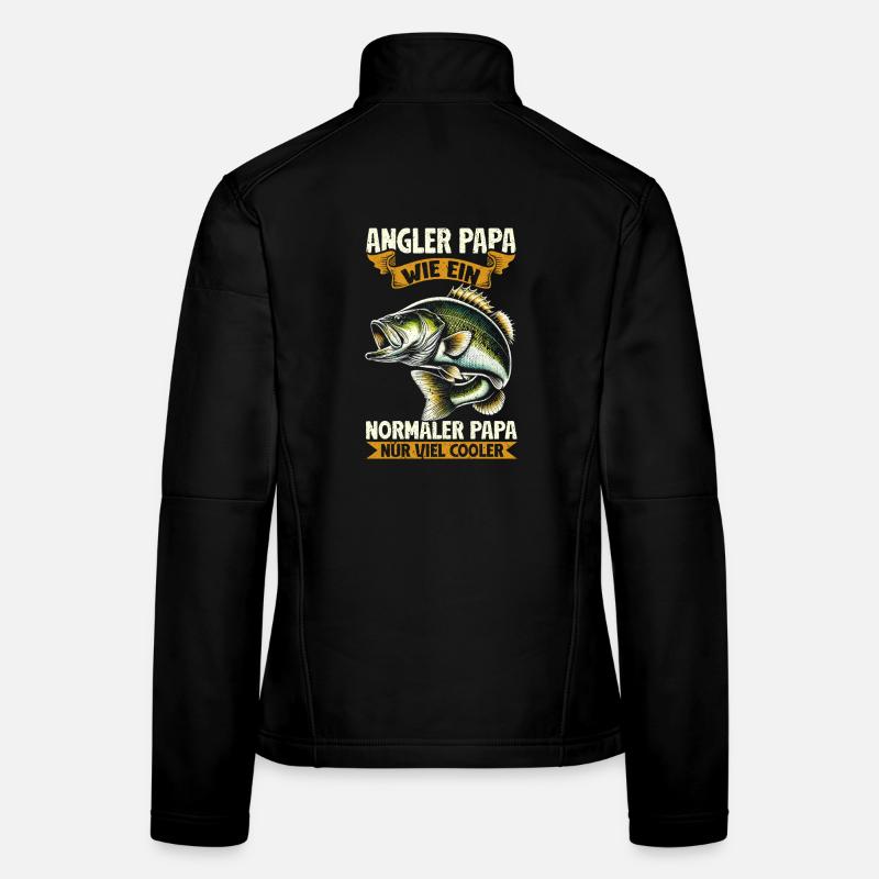 Papa pêcheur comme un papa normal seulement plus frais Veste en tissu softshell Femme