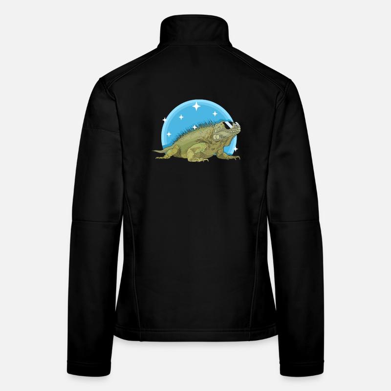Iguana Lizard Iguanas Gift Women's Softshell Jacket