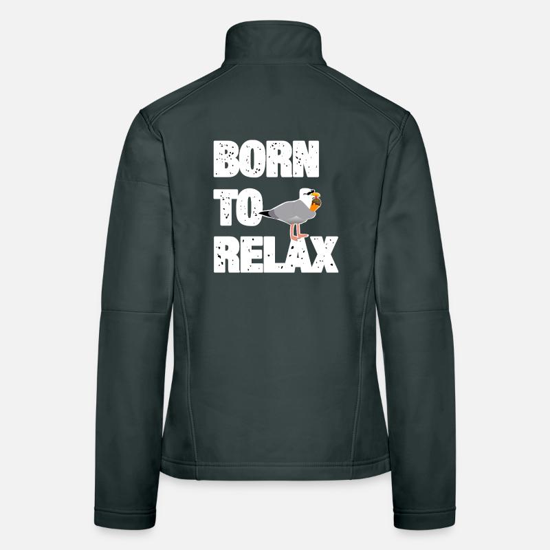 Born to Relax Möwe Frauen Softshelljacke