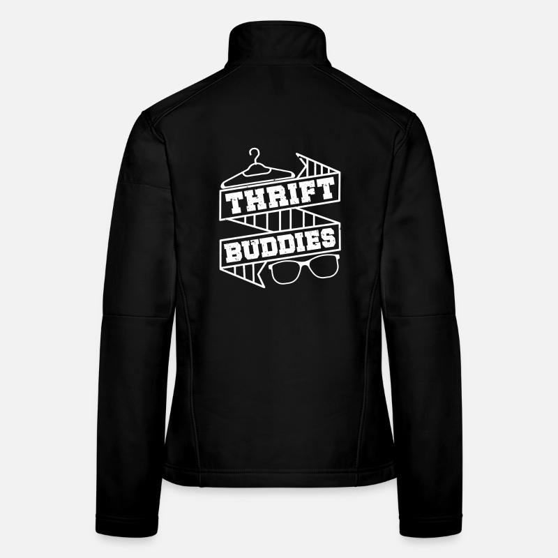 Thrift Shop Thrift Buddies Love Thrifting Frauen Softshelljacke