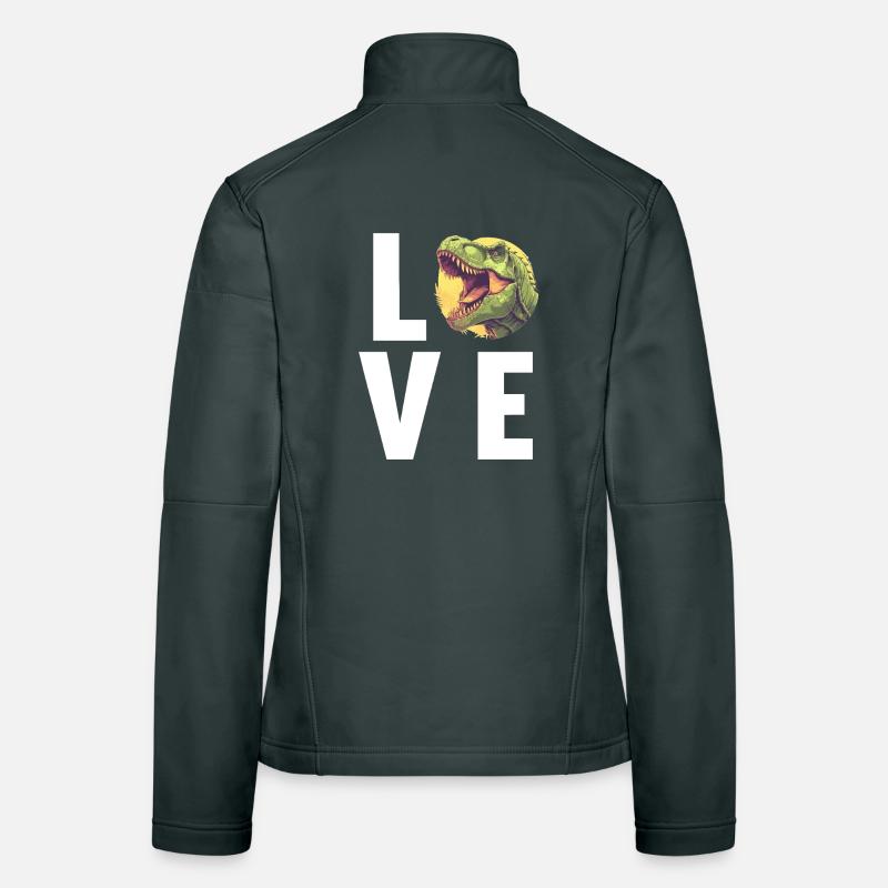 Dino Dinosaur Dinosaur Women's Softshell Jacket