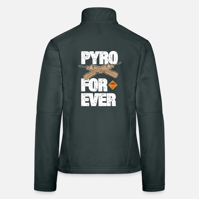 Pyro For Ever avec Trueno Veste en tissu softshell Femme