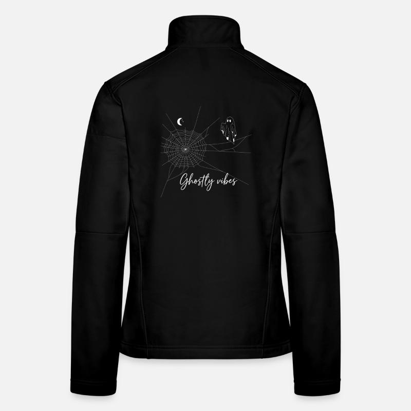 Spukhafte Nachthimmel Gestaltung Frauen Softshelljacke