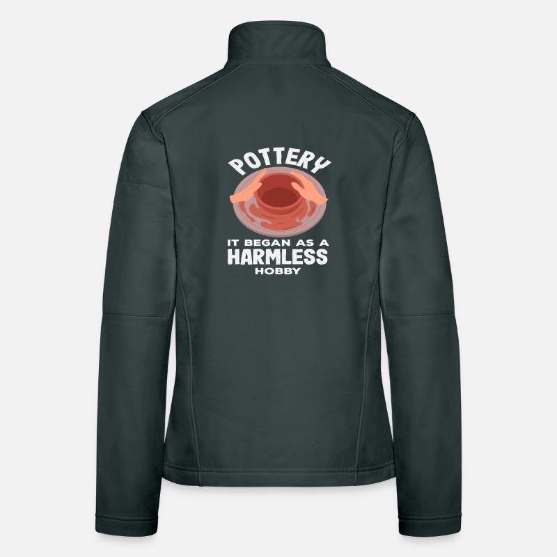 Pottery began as a harmless hobby Women's Softshell Jacket