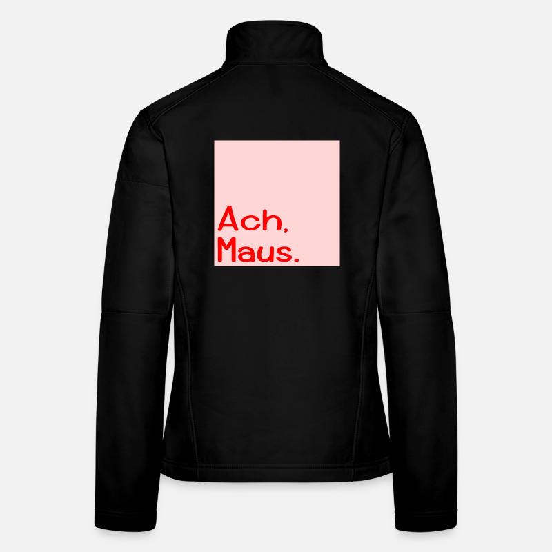 Oh Mouse nickname Women's Softshell Jacket