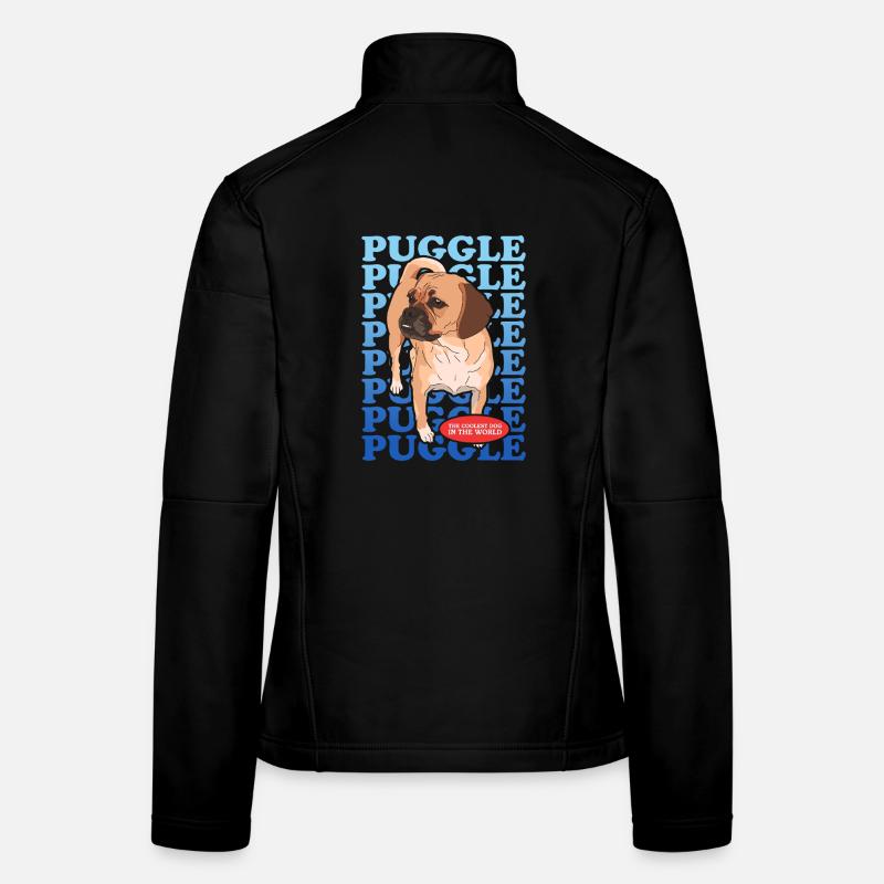 Puggle Hundebesitzer Geschenk Frauen Softshelljacke
