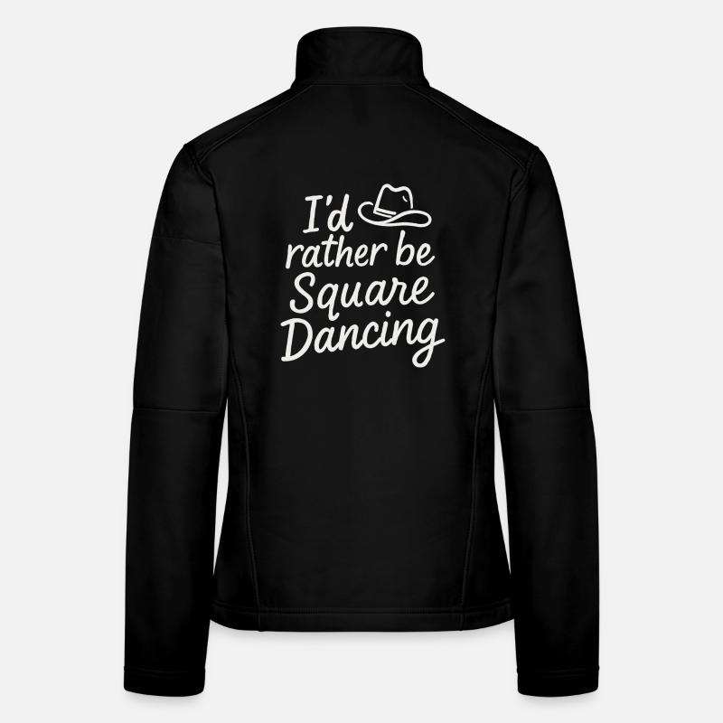 Je préfère danser carré Veste en tissu softshell Femme