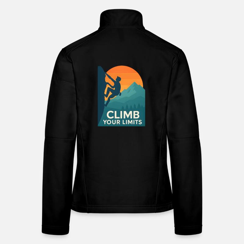  Climb Your Limits – Klettern & Bouldern Frauen Softshelljacke