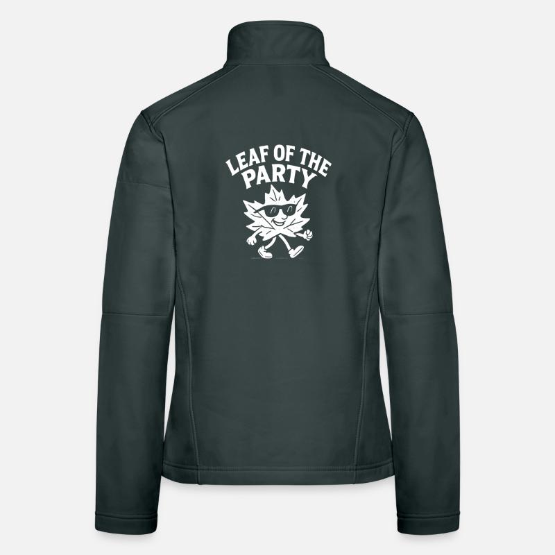 Blatt der Party Happy Fall Ernte Herbstblatt Frauen Softshelljacke