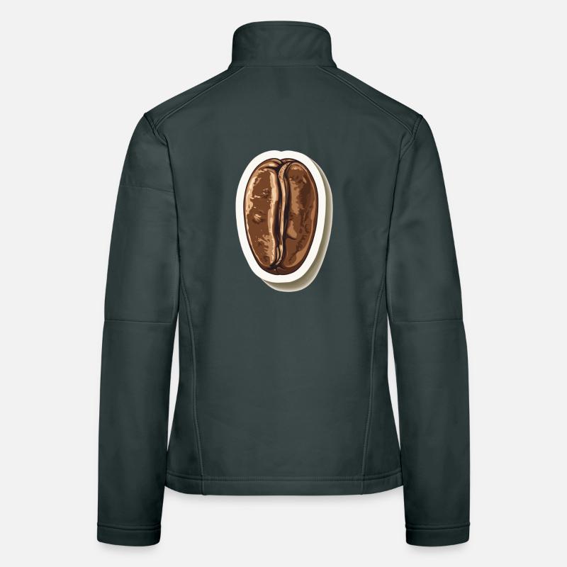 Kaffee Frauen Softshelljacke