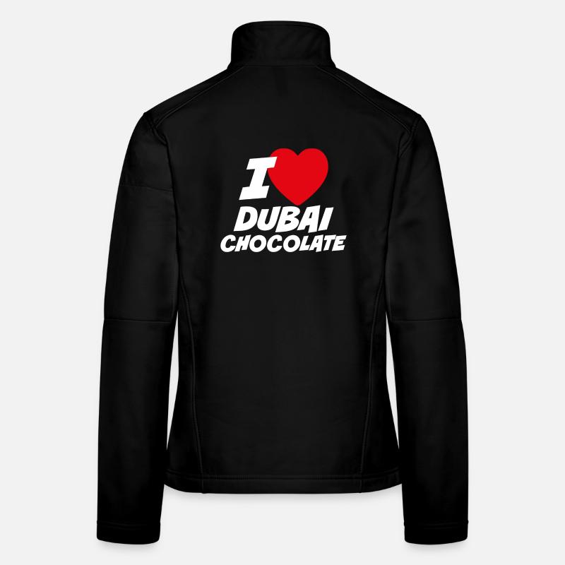 Ich liebe Dubai-Schokolade Frauen Softshelljacke