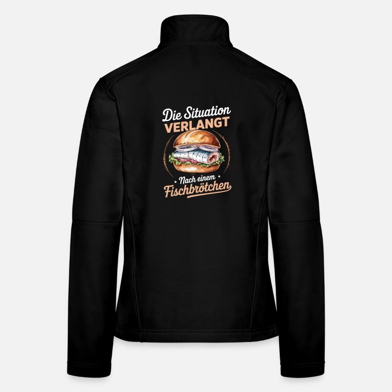 The situation calls for a fish sandwich Women's Softshell Jacket