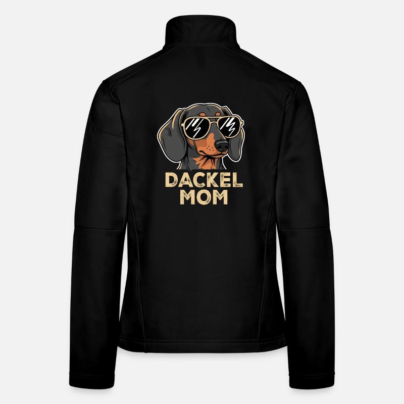Cooler Dackel mit Sonnenbrille - Dackel Mom Frauen Softshelljacke