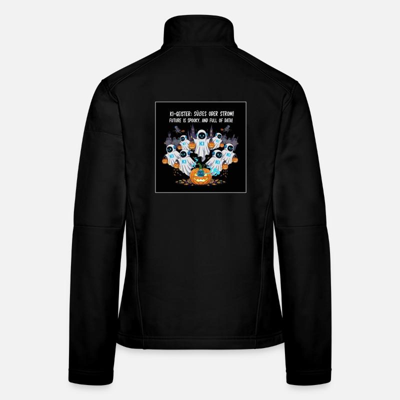 AI Ghosts : Trick or Stream ! Veste en tissu softshell Femme
