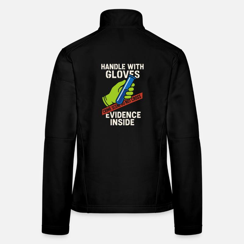 Forensic Chemist Crime Lab Toxicology Women's Softshell Jacket