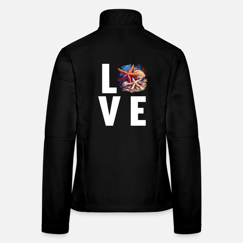 Étoile de mer Étoile de mer Veste en tissu softshell Femme