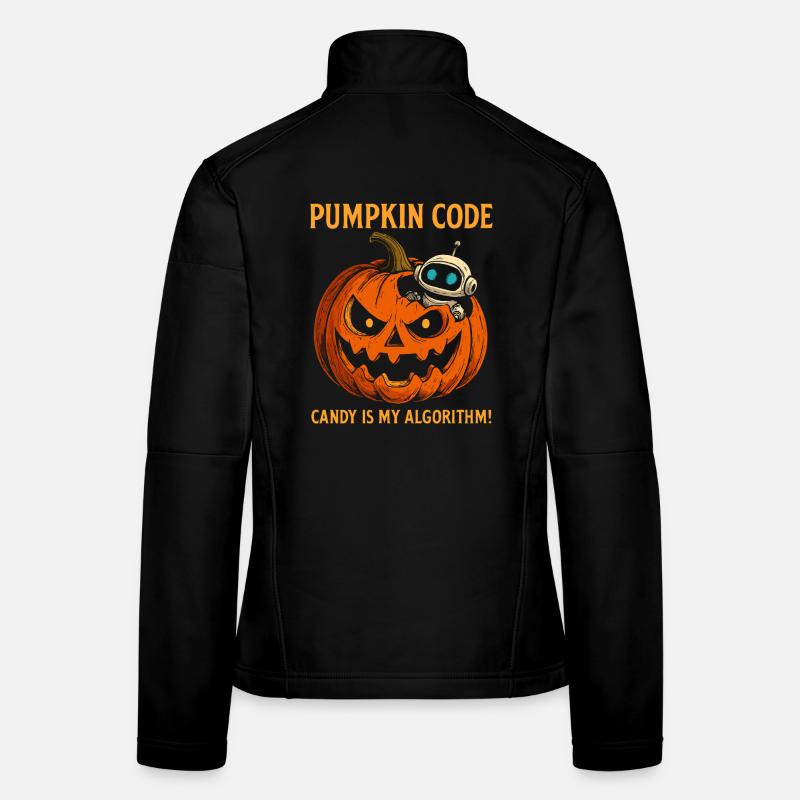 Pumpkin Code: Candy is My Algorithm ! Frauen Softshelljacke