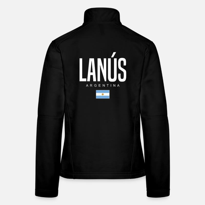 Lanús Argentine Argentin Veste en tissu softshell Femme