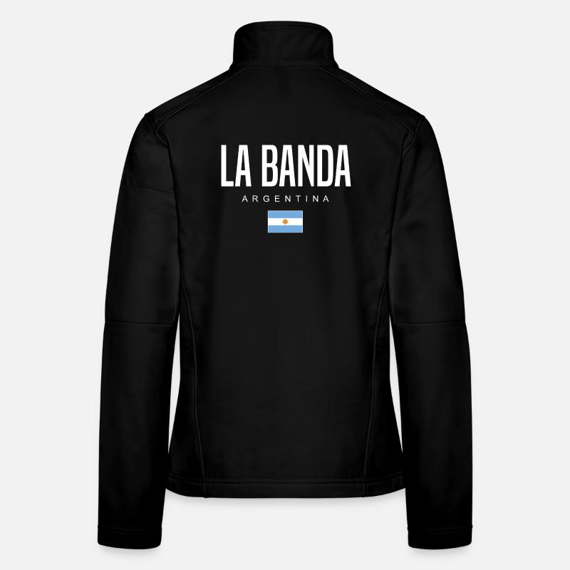 La Banda Argentina Argentinians - Women's Softshell Jacket - black