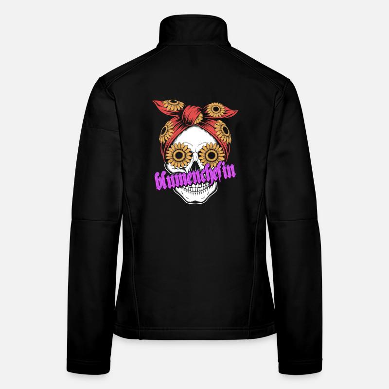 Chefin der Blumen Frauen Softshelljacke