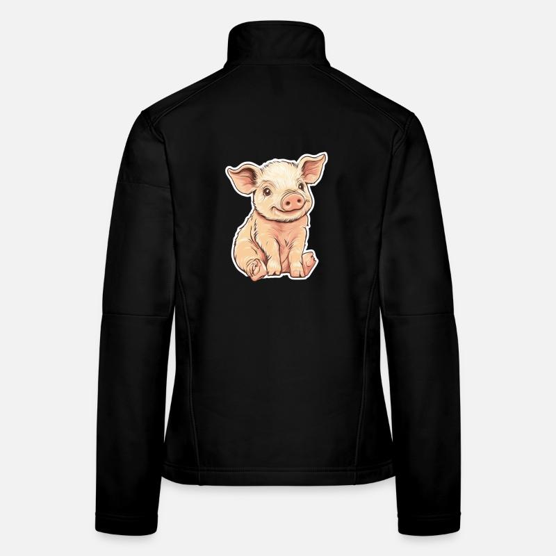 Pig Piglet Women's Softshell Jacket