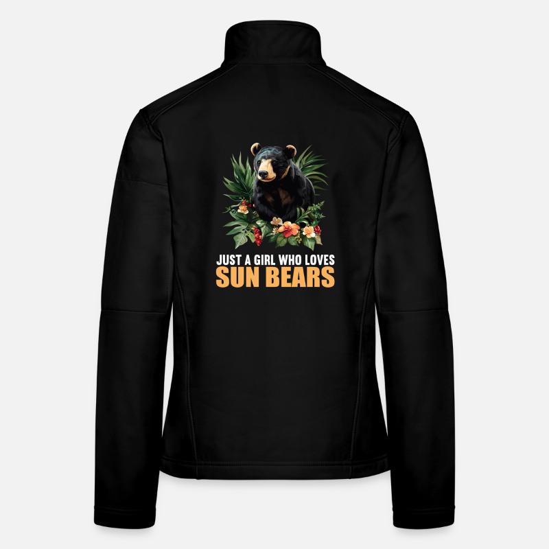 Sun Bear Malaienbär Frauen Softshelljacke