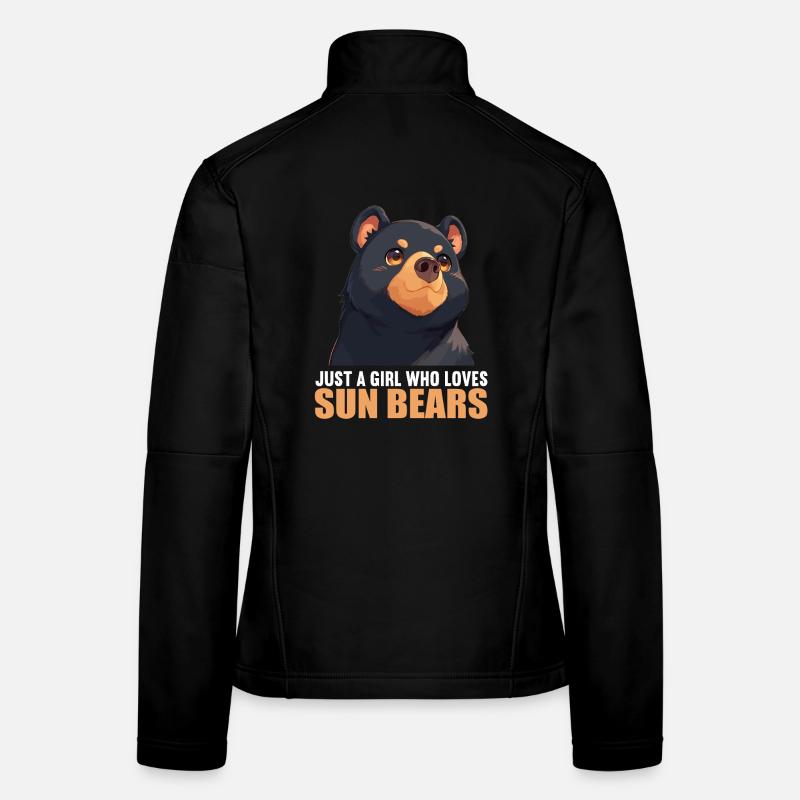 Sun Bear Malaienbär Frauen Softshelljacke