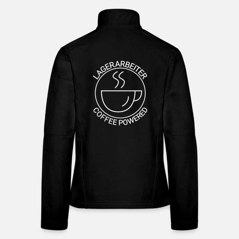 Employé d’entrepôt alimenté par le café Veste en tissu softshell Femme