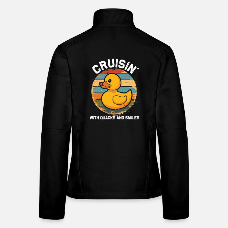 L’équipage d’un canard en caoutchouc profite d’une croisière Veste en tissu softshell Femme