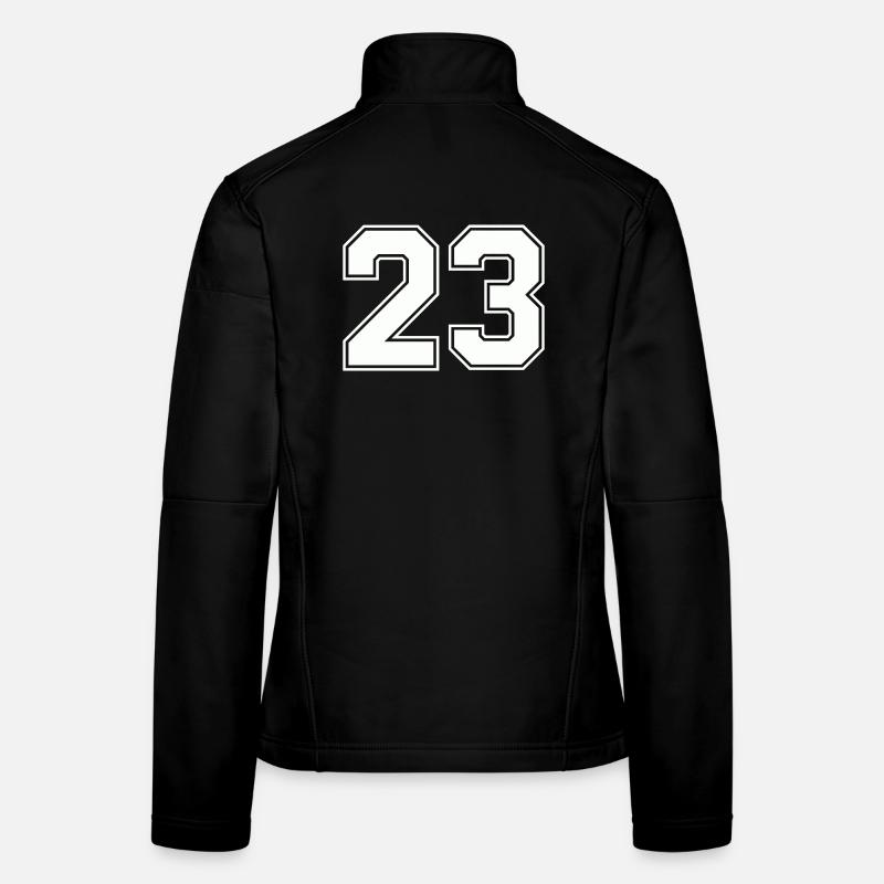 Geometric Number Design 23 Women's Softshell Jacket