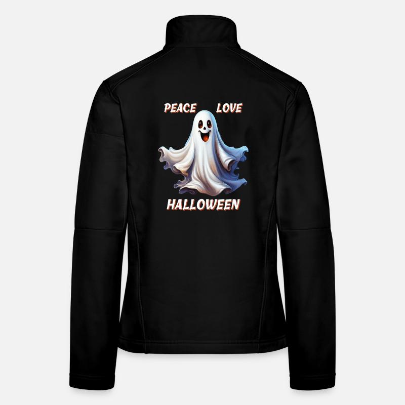FANTÔME PAIX AMOUR HALLOWEEN Veste en tissu softshell Femme