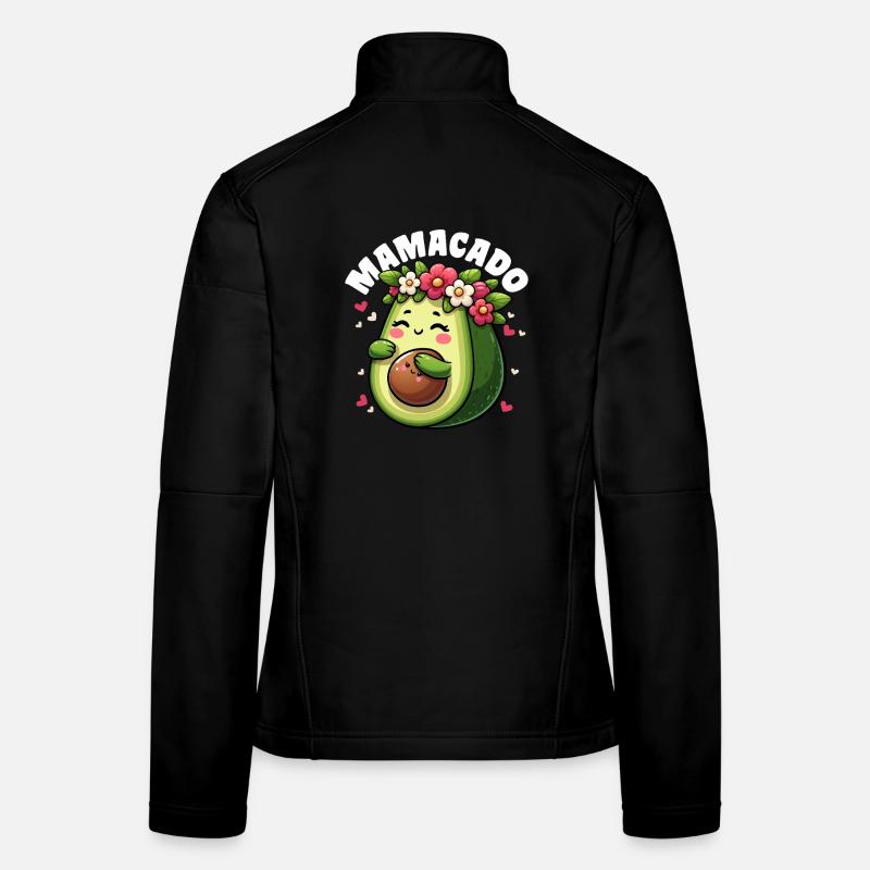 Mamacado Avocado Liebhaberin Muttertag Frauen Softshelljacke
